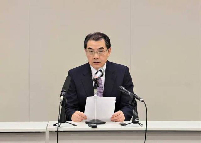 日本外务事务次官船越健裕提交涉，吴江浩大使：驳回！